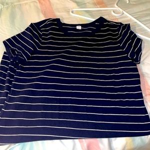 New Old Navy T-shirt Dress (Blue striped)
